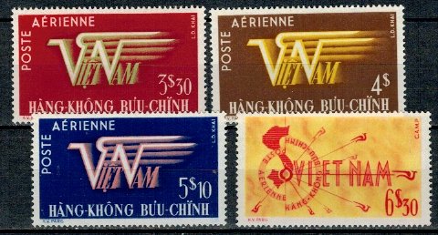 Vietnam Sud 1952/53 - Posta Aeriana, serie neuzata