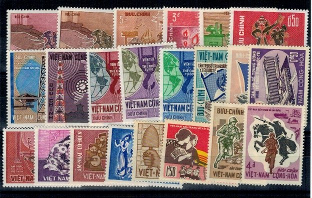 Vietnam Sud, anii 1960 - Lot timbre neuzate