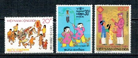 Vietnam Sud 1975 - Anul Nou, serie neuzata