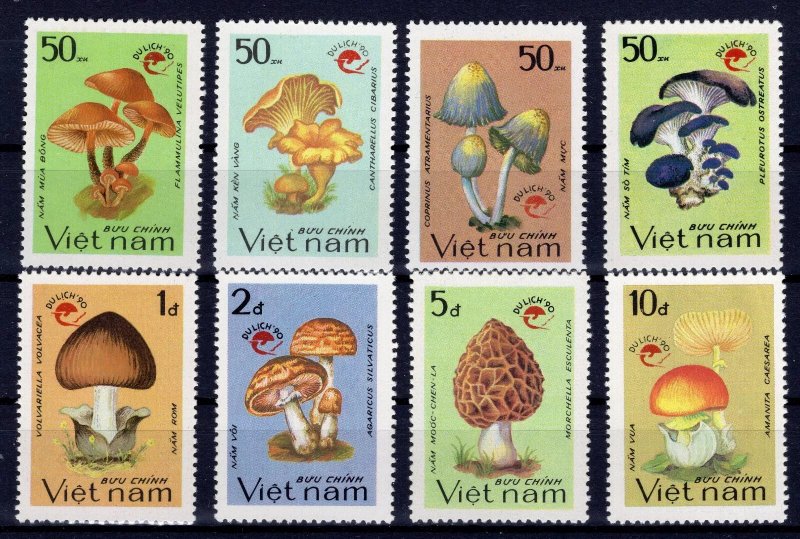 Vietnam 1990 - Ciuperci, supr., serie neuzata