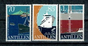 Antilele Olandeze 1982 - Vapoare, navigatie, serie neuzata