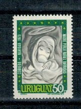 Uruguay 1973 - Craciun, neuzat