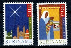 Suriname 2000 - Craciun, serie neuzata