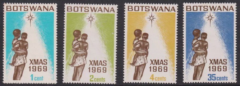 Botswana 1969 - Craciun, serie neuzata