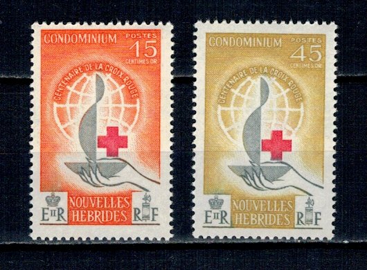 New Hebrides (Fr) 1963 - Crucea Rosie, serie neuzata