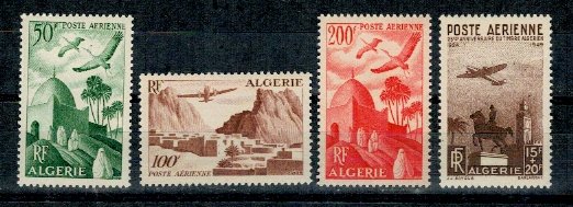 Algeria 1949 - Posta Aeriana, serie neuzata