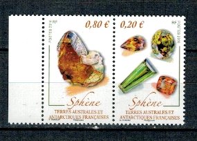 French South and Antarctic Terr. 2016 - Minerale, serie neuzata