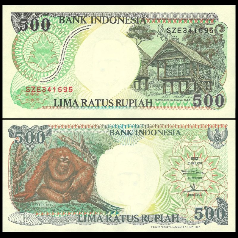 Indonezia 1997 - 500 rupiah UNC