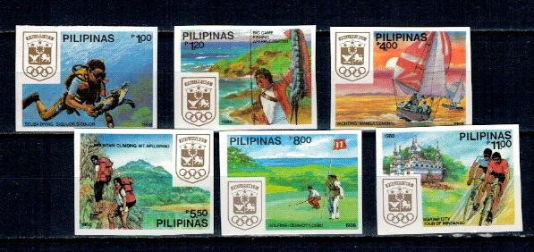 Filipine 1988 - Jocurile Olimpice, sport, serie ndt neuzata