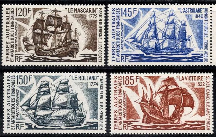 French South and Antarctic Terr. 1973 - Vapoare, serie neuzata