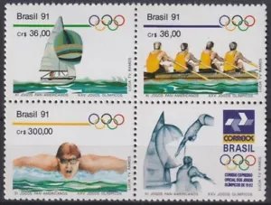 Brazilia 1991 - Sport, serie neuzata