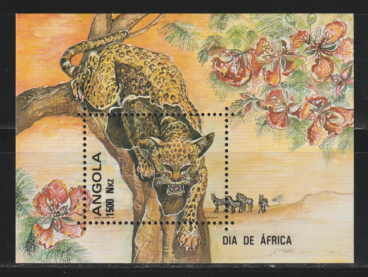 Angola 1993 - Fauna, colita neuzata