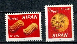 Peru 1994 - Arheologie, Sipan, serie neuzata