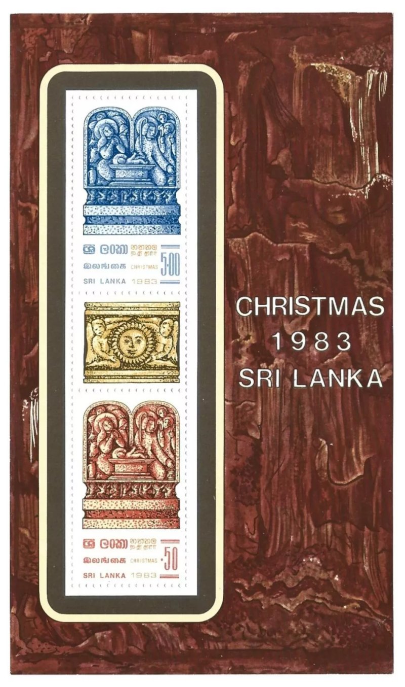 Sri Lanka 1983 - Craciun, colita neuzata