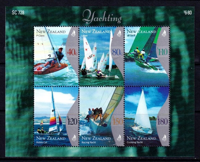 New Zealand 1999 - Yachting, bloc neuzat