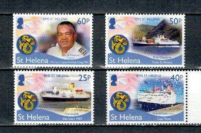 Saint Helena 2018 - Vapoare, RMS St. Helena, serie neuzata