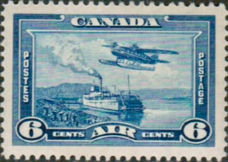 Canada 1938 - Posta Aeriana, vapor, avion, neuzat