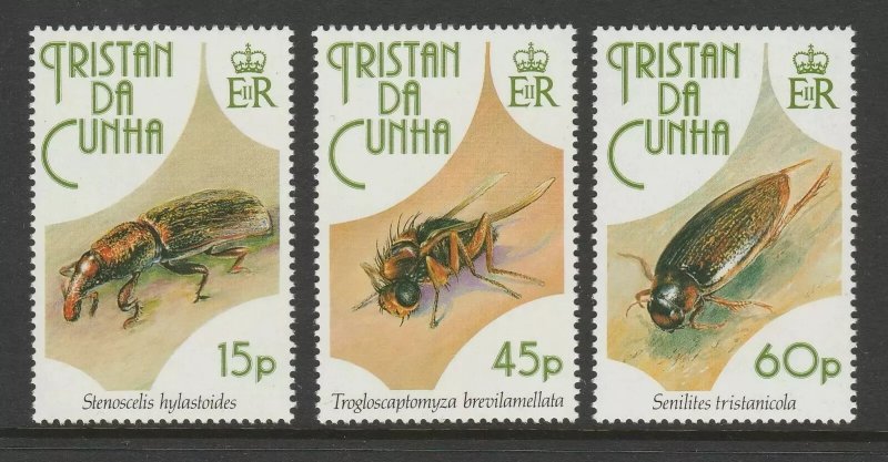 Tristan da Cunha 1993 - Insecte, serie neuzata