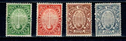 Vatican 1933 - Anno Santo, serie nestampilata