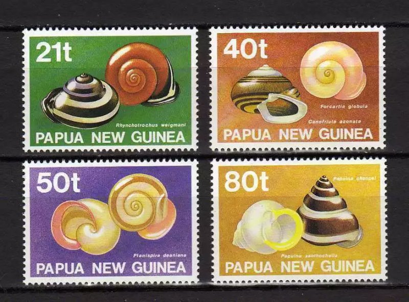 Papua New Guinea 1991 - Cochilii, serie neuzata