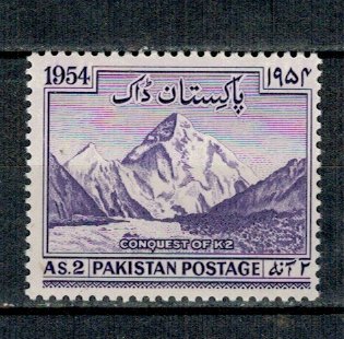 Pakistan 1954 - Alpinism, varful K2, neuzat