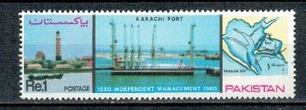 Pakistan 1980 - Portul Karachi, neuzat