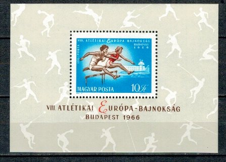 Ungaria 1966 - Campionatul european de atletism, sport, colita n