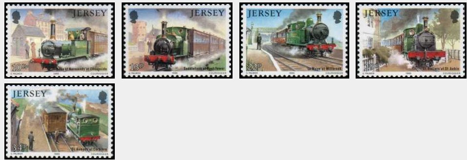 Jersey 1985 - Locomotive, serie neuzata