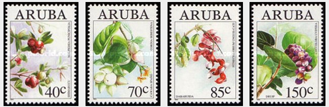 Aruba 1994 - Fructe, serie neuzata