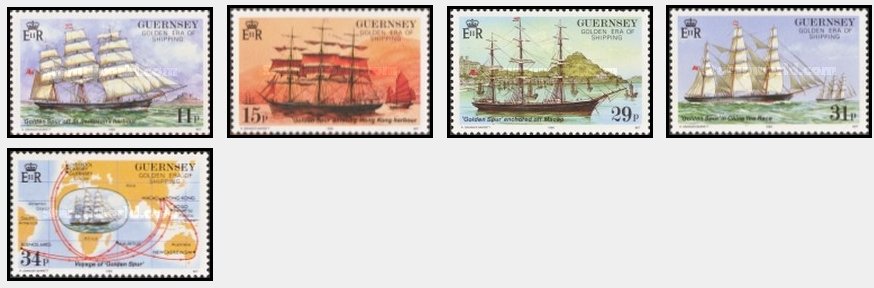 Guernsey 1988 - Navigatie, vapoare, serie neuzata