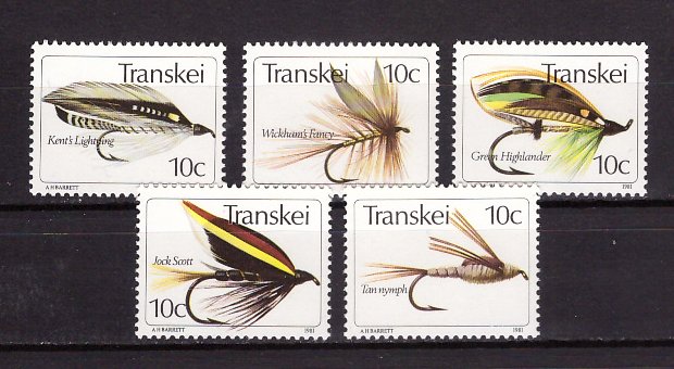 Transkei 1981 - Fishing Flies, pescuit, serie neuzata