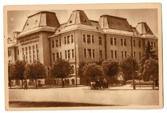 Targu Mures 1950(aprox.) - Sfatul popular, ilustrata