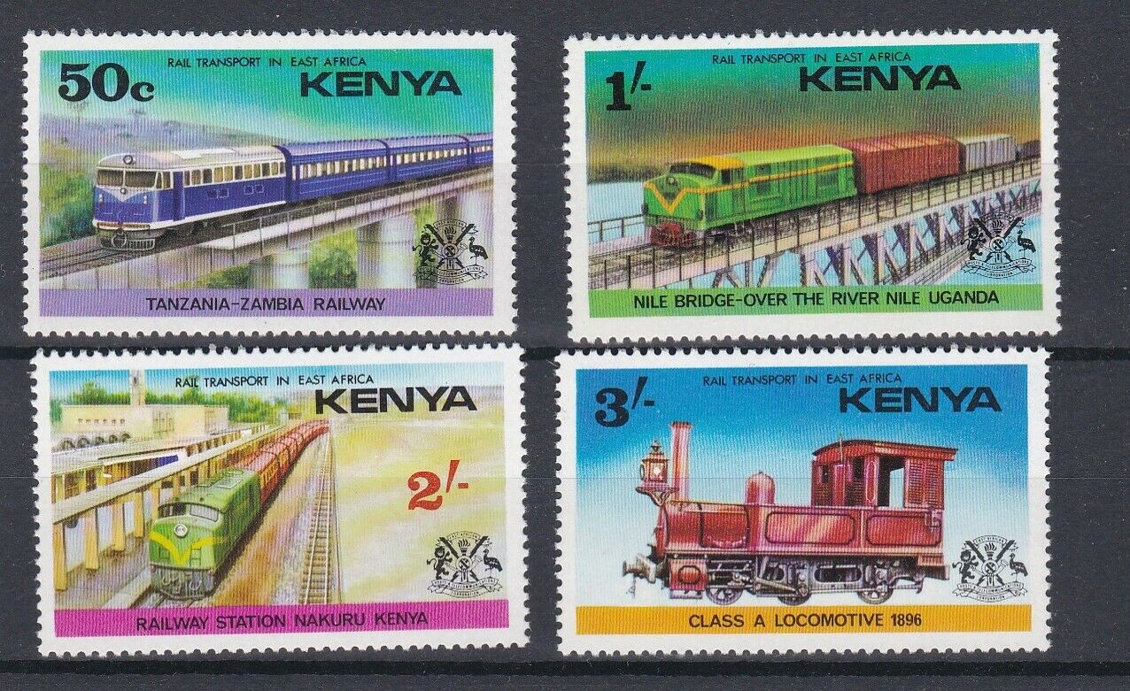 Kenya 1976 - Locomotive, trenuri, serie neuzata