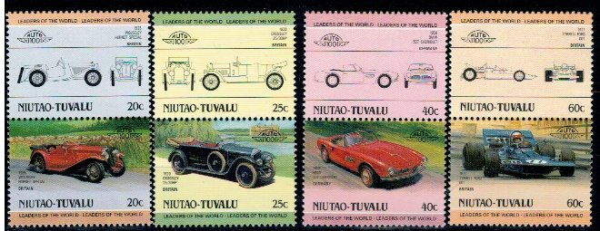 Niutao-Tuvalu 1985 - Automobile, serie neuzata