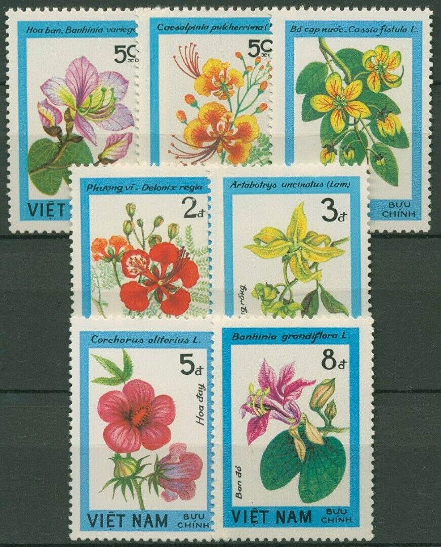 Vietnam 1984 - Flori, serie nestampilata