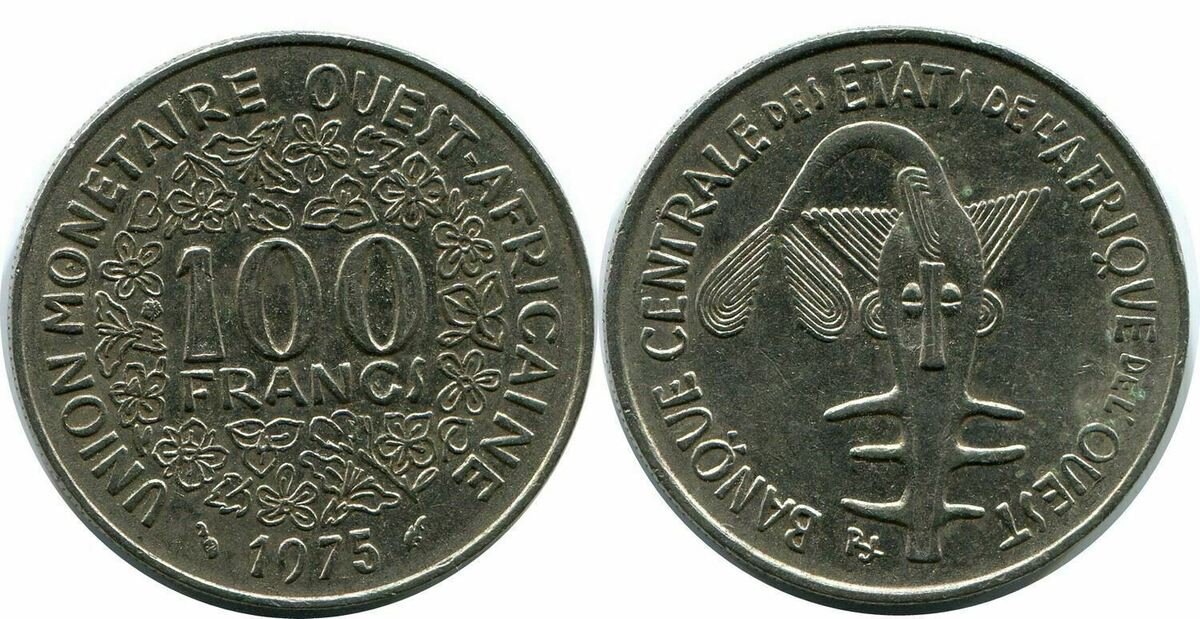 West African States 1975 - 100 francs UNC