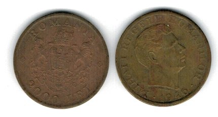 Romania 1946 - 2000 lei, circulata