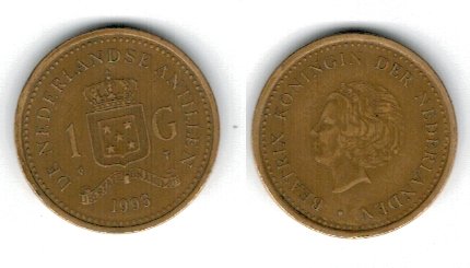 Antilele Olandeze 1993 - 1 gulden, circulata