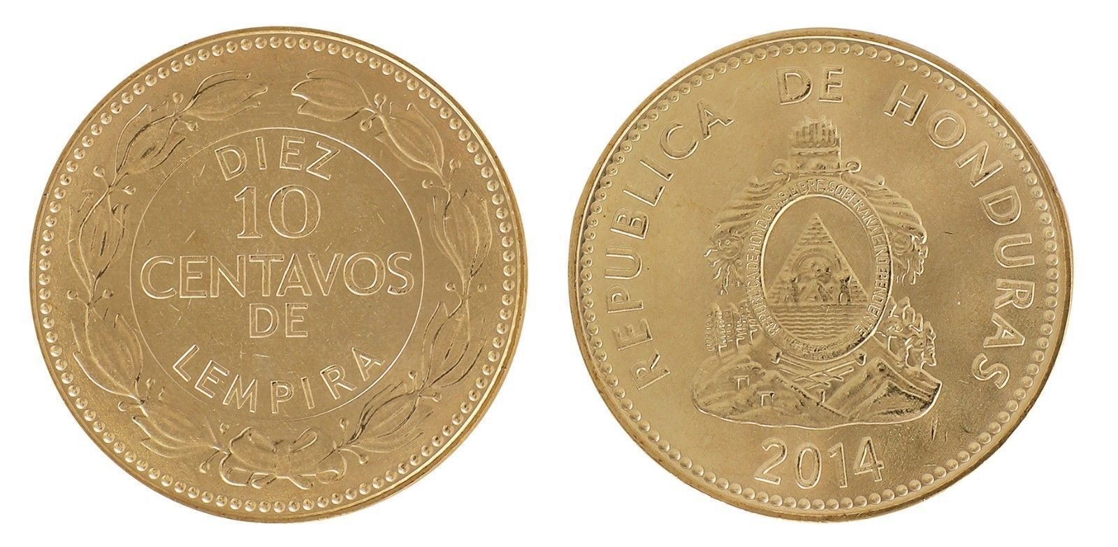 Honduras 2014 - 10 centavos, UNC