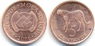 Mozambic 2006 - 5 centavos UNC