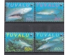 Tuvalu 2000 - Fauna marina, rechini WWF serie neuzata