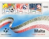 Malta 1990 - C.M. fotbal Italia, colita neuzata