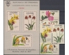 Columbia 1967 - Flori, orhidee, serie+colita neuzata