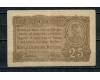 Romania 1917 - 25 bani, ocupatia germana, circulata