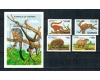 Guyana 1992 - Fauna, animale, serie incompl. + colita neuzata