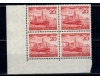 Bundes 1952 - Helgoland, bloc de 4 neuzat